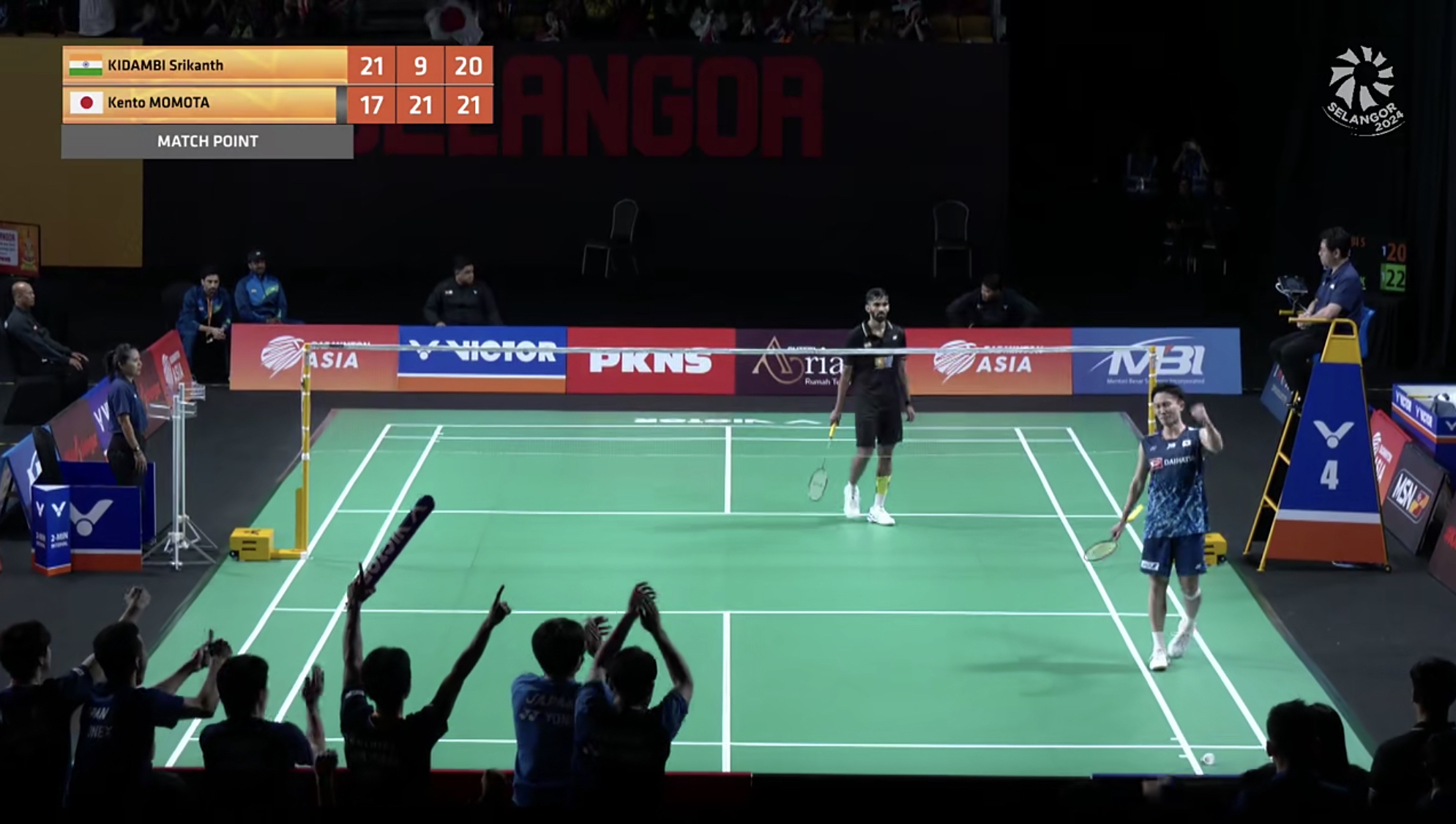 印度队翻盘日本队，桃田贤斗关键制胜